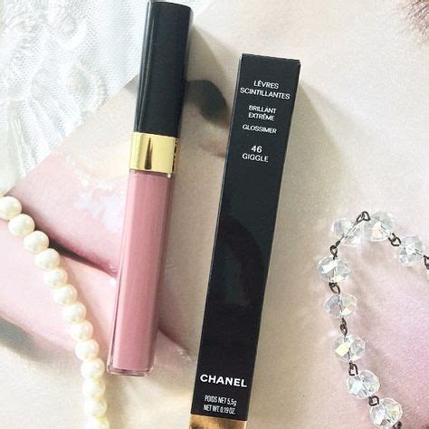 chanel lip liner 184|chanel lip gloss giggle 46.